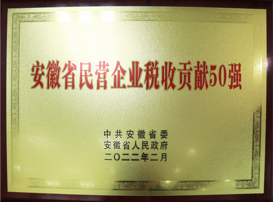 理士蓄電池入選“安徽省民營企業(yè)稅收貢獻50強”